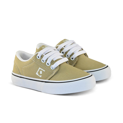 Tênis QIX Combat 3 Vulcan 07 - Caqui e Branco