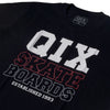 CAMISETA QIX BOARDS SKATE PRETA