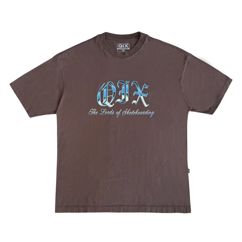 CAMISETA QIX OVERSIZED THE LORDS SKATE MARROM