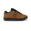 Tênis Infantil Qix Combat Suede Caramelo e Preto
