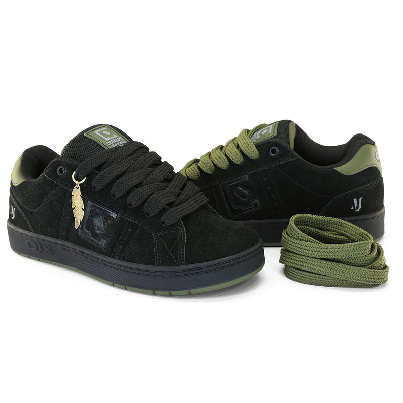Tênis Qix Combat Massaki Preto e Verde