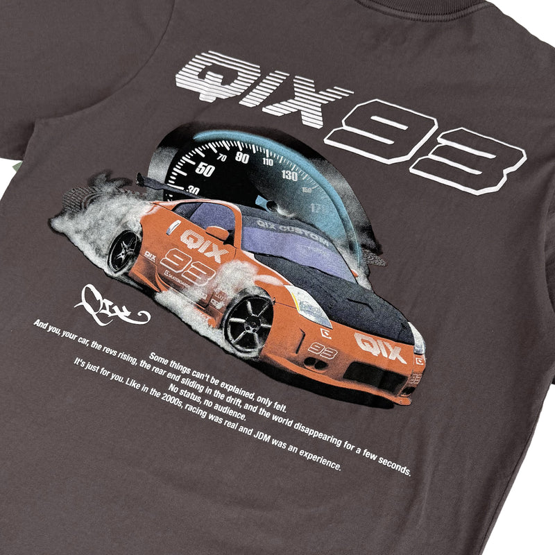 CAMISETA QIX STREET VELOZ MARROM