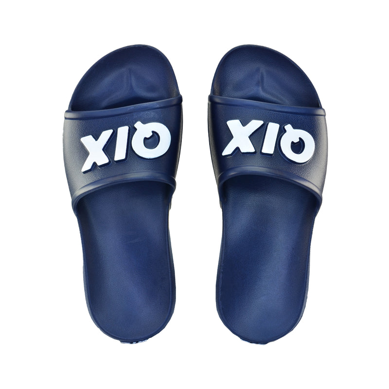 Chinelo QIX Nuvem Slide Full Marinho e Branco