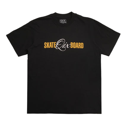 CAMISETA QIX STREET SKATE BOARD SINCE 1993 PRETA