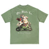 CAMISETA QIX OVERSIZED SÃO JORGE OLIVA ESTONADO