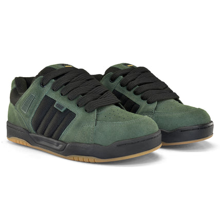 Tênis Qix Square Suede Verde Musgo Latex