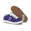 Tênis Infantil Qix Combat Suede Roxo e Branco