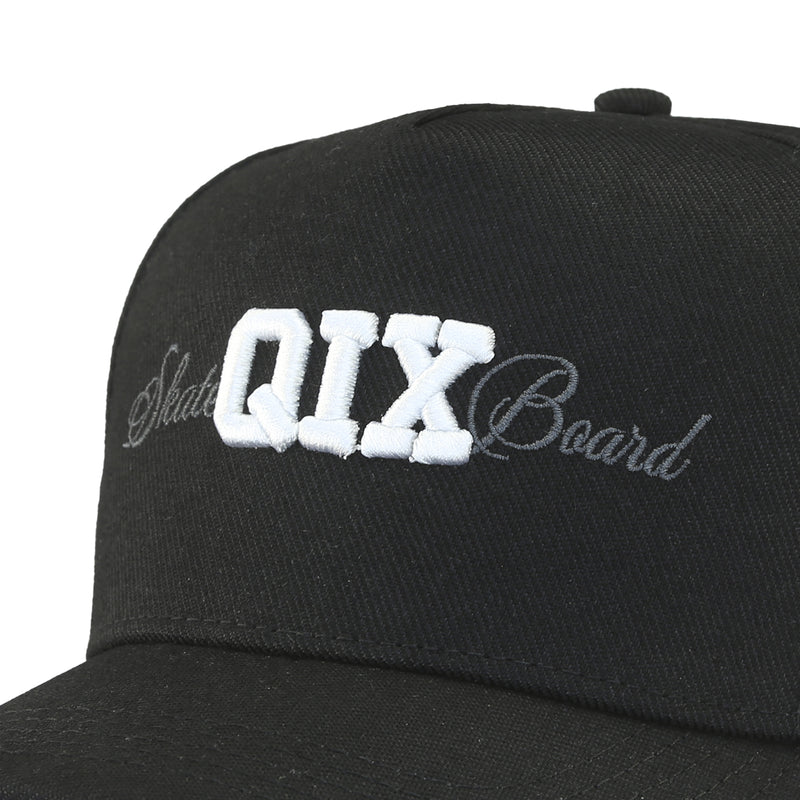 Boné QIX Snapback Skateboards Preto