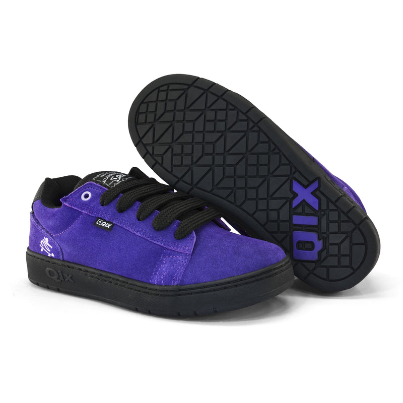 Tênis QIX Chorão Pro Model Allan Mesquita Roxo e Preto