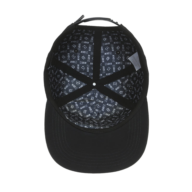 Boné Aba Reta QIX Internacional Skateboarding Preto
