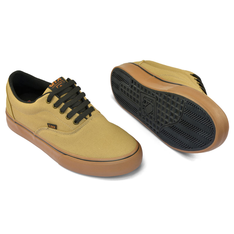 Tênis QIX Sunset Vulcan 07 - Amêndoa e Gum