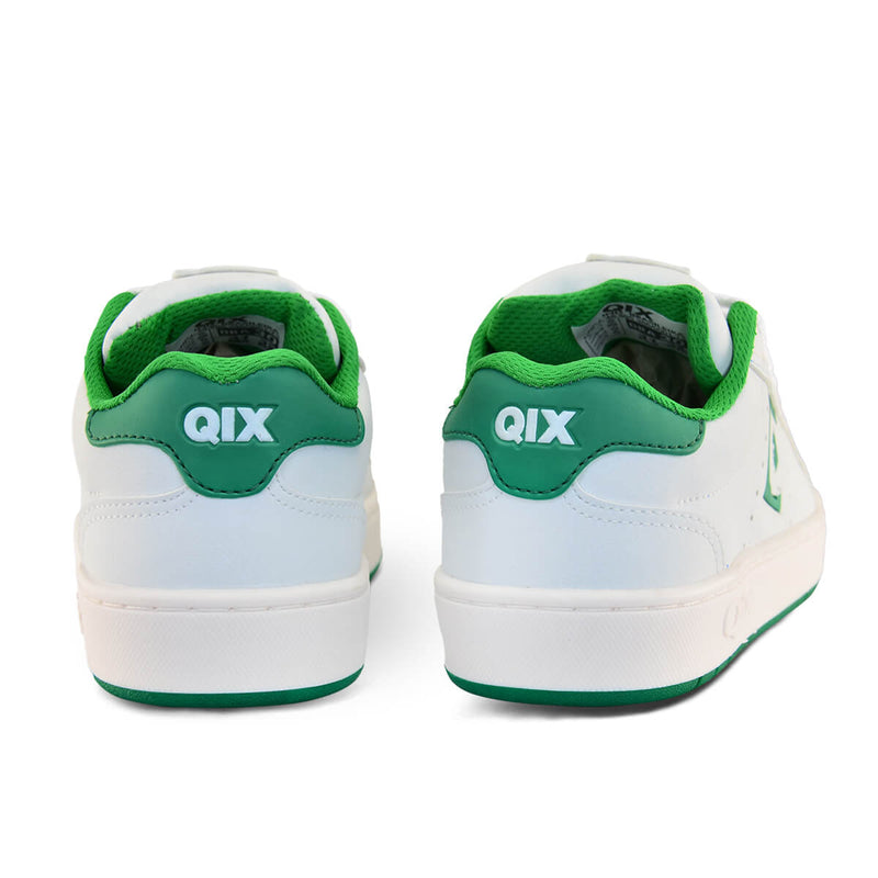 Tênis Infantil QIX Combat Retrô Branco e Verde
