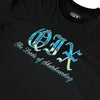 CAMISETA QIX OVERSIZED THE LORDS SKATE PRETA