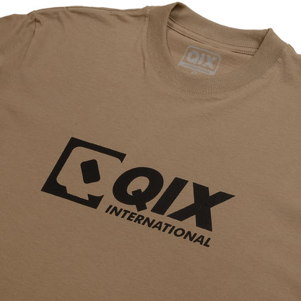CAMISETA QIX INTERNATIONAL CASUAL T-SHIRT AREIA