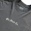 CAMISETA QIX OVERSIZED SÃO JORGE PRETO ESTONADO
