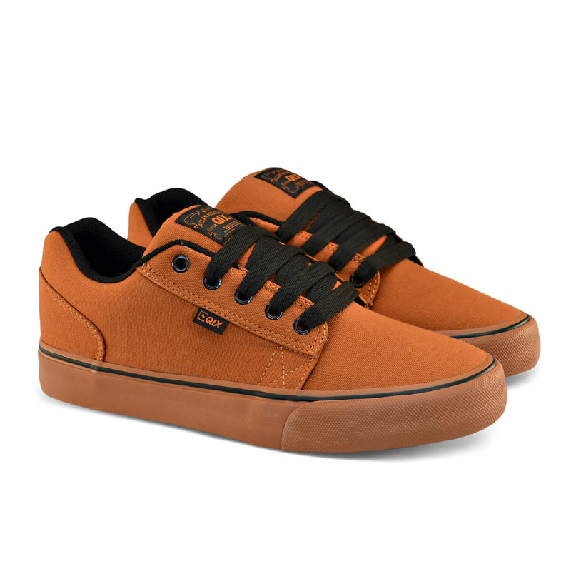 Tênis QIX Allan Mesquita Vulcan 07 - Caramelo e Gum