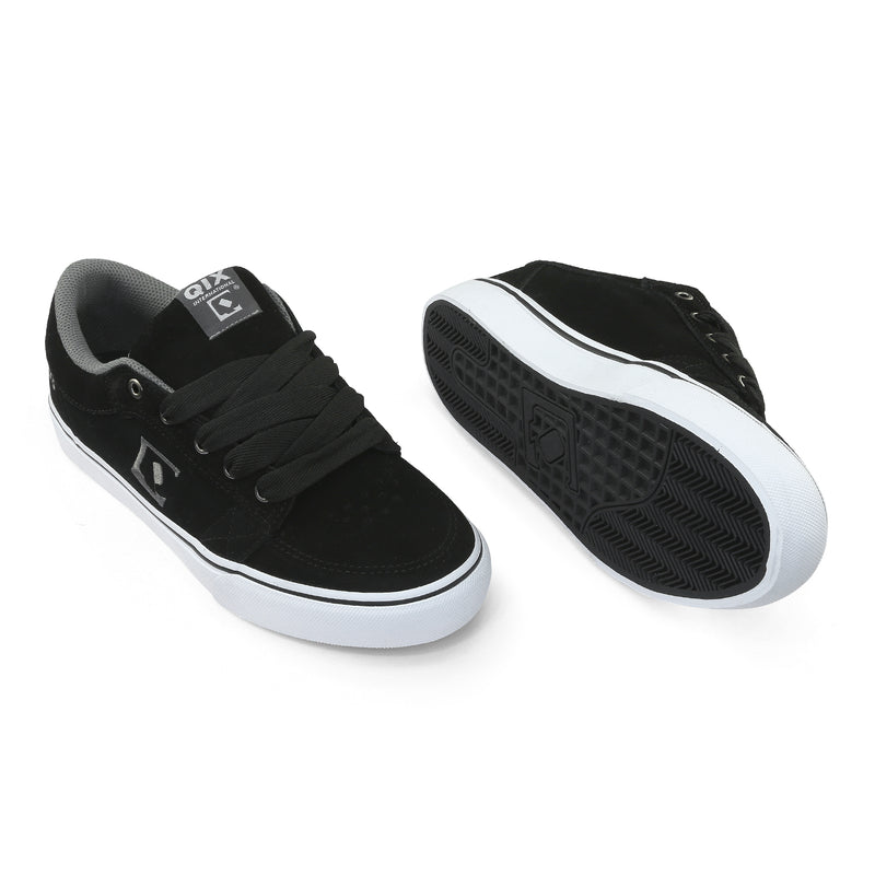 Tênis QIX 93 Ninety Three Vulcan 07 Preto e Chumbo