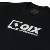 CAMISETA QIX INTERNATIONAL CASUAL T-SHIRT PRETA