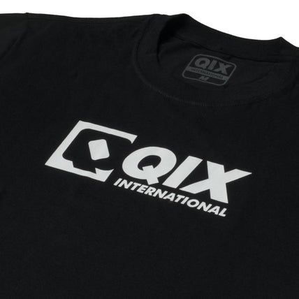 CAMISETA QIX INTERNATIONAL CASUAL T-SHIRT PRETA