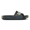 Chinelo QIX Nuvem Slide Full Preto e Branco