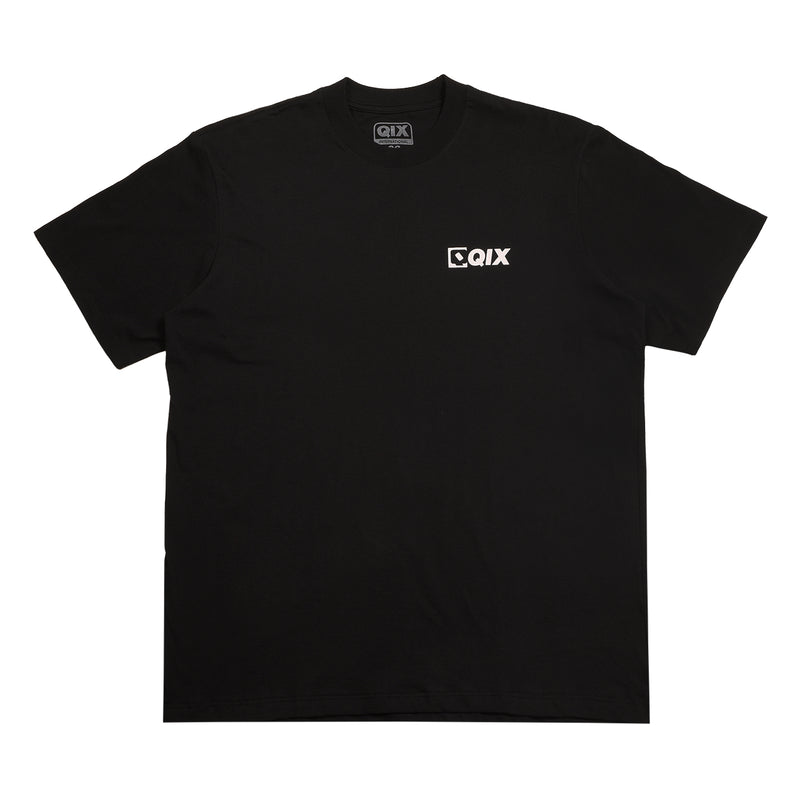 CAMISETA QIX STREET MINIMAL LOGO PRETA