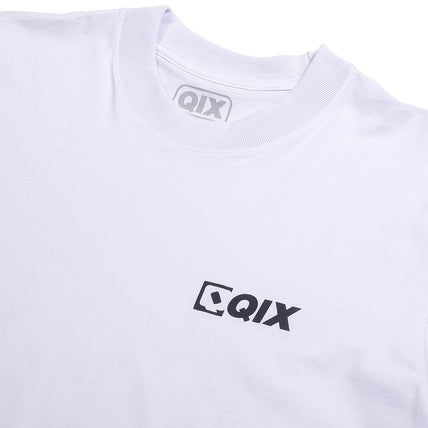 CAMISETA QIX STREET MINIMAL LOGO BRANCA