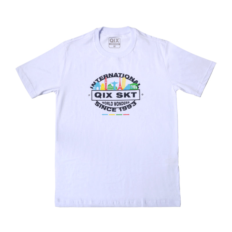 CAMISETA QIX INTERNATIONAL SKT RIO BRANCA