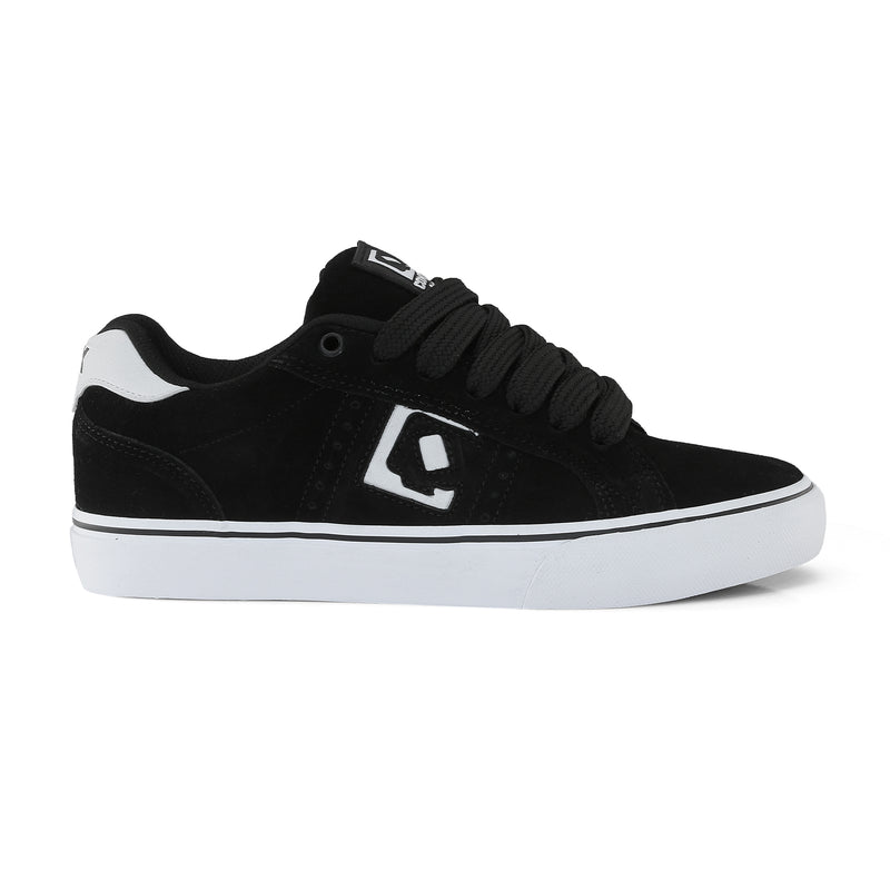 Tênis QIX Combat Suede Vulk Branco, Preto e Branco