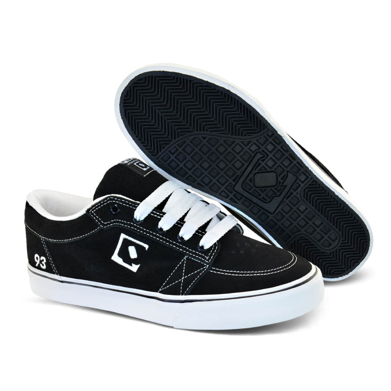 Tênis QIX 93 Ninety Three Vulcan 07 - Preto e Branco