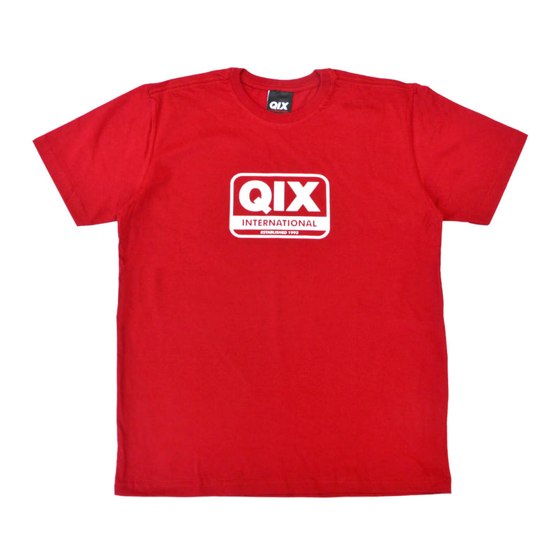 CAMISETA QIX SIMPLE T-SHIRT VERMELHA