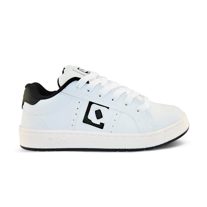 Tênis Infantil QIX Combat Retrô Branco e Preto