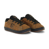 Tênis Infantil Qix Combat Suede Caramelo e Preto