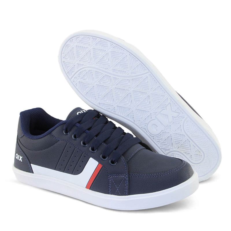 Tênis Qix Laguna Marinho, Branco e Vermelho