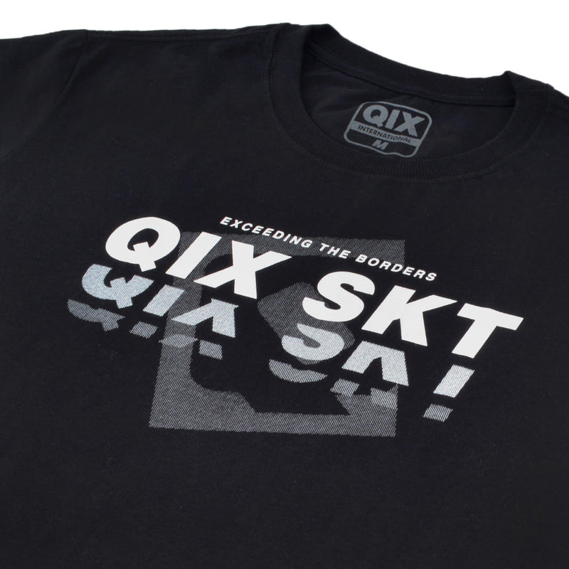 CAMISETA QIX THREE-DIMENSIONAL PRETA