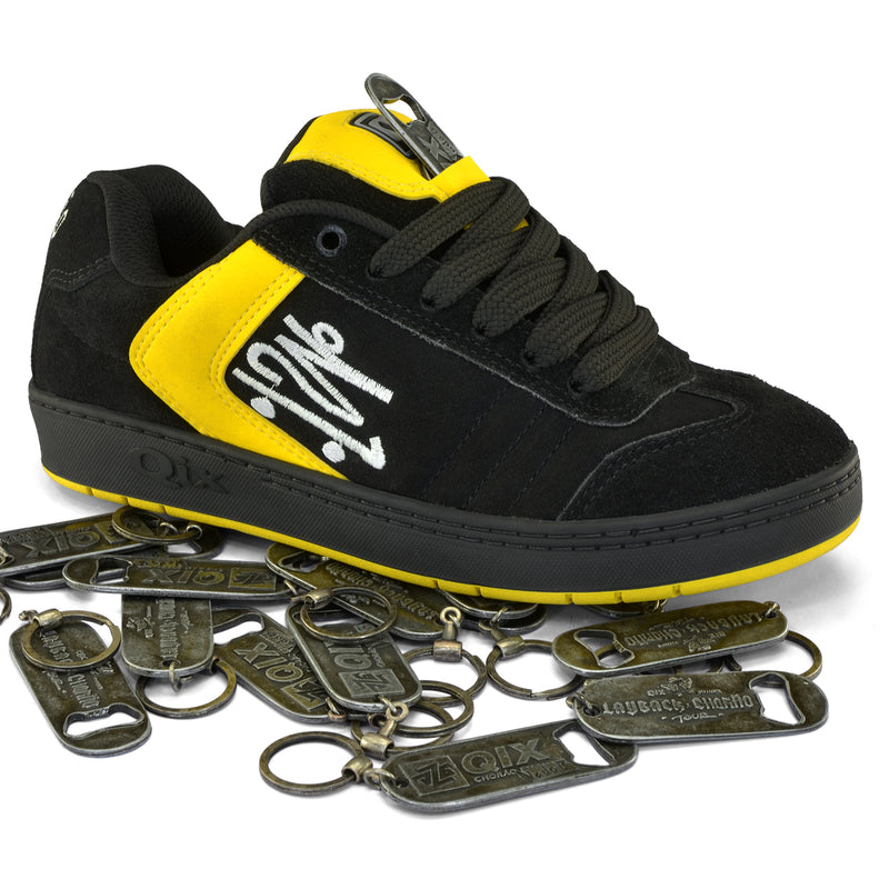 Tênis Qix Chorão Lado B by DZ6 - Preto e Amarelo