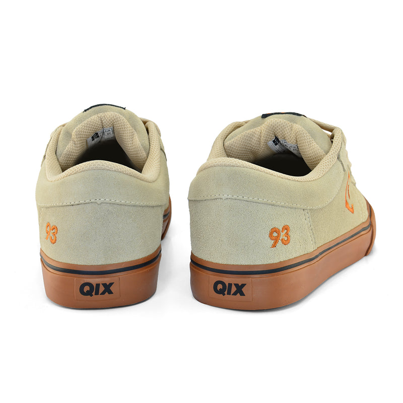 Tênis QIX 93 Ninety Three Vulcan 07 - Bege e Gum