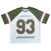 CAMISETA QIX RAGLAN SKATEBOARDS OFF WHITE E VERDE