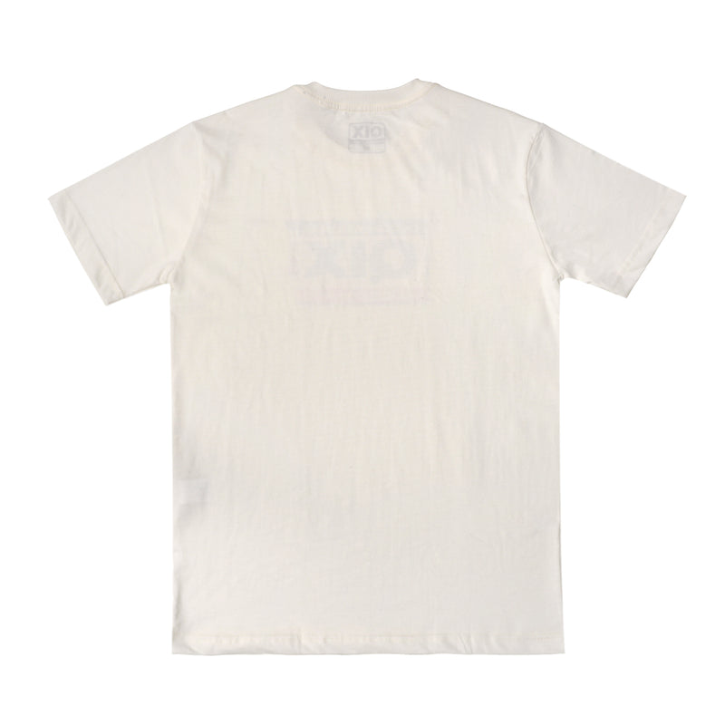 CAMISETA QIX INTERNATIONAL SKATEBOARDS SQUARE OFF WHITE