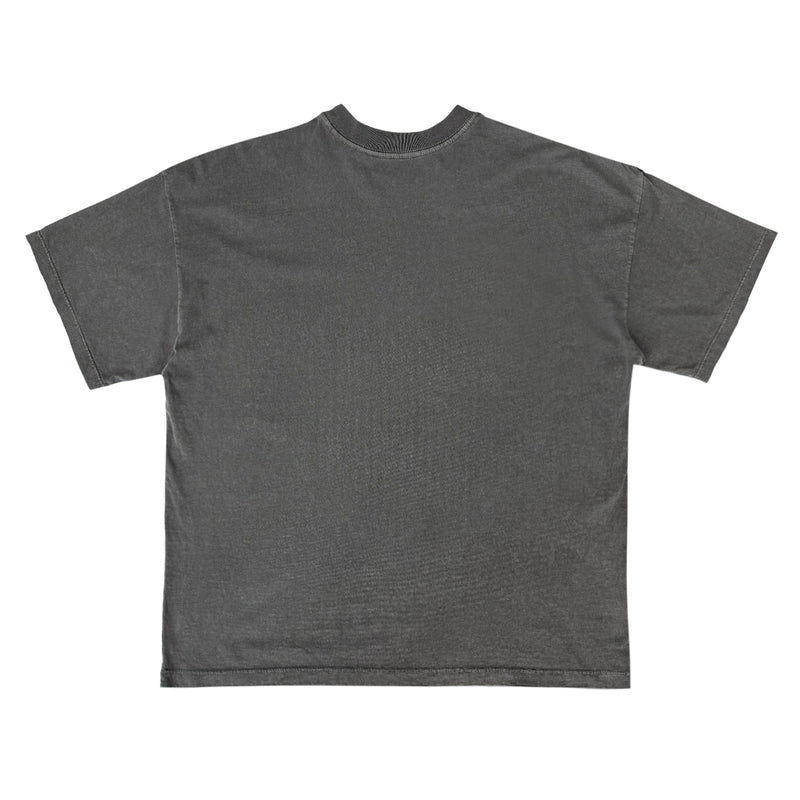 CAMISETA QIX BOX INTERNACIONAL SKATEBOARDS PRETO ESTONADO