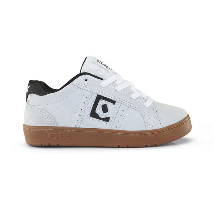 Tênis Infantil Qix Combat Suede Branco Latex
