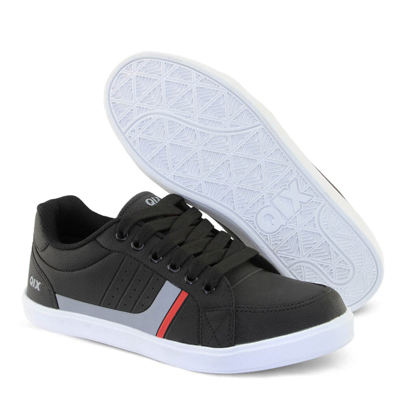 Tênis Qix Laguna Preto, Cinza e Vermelho