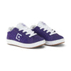 Tênis Infantil Qix Combat Suede Roxo e Branco