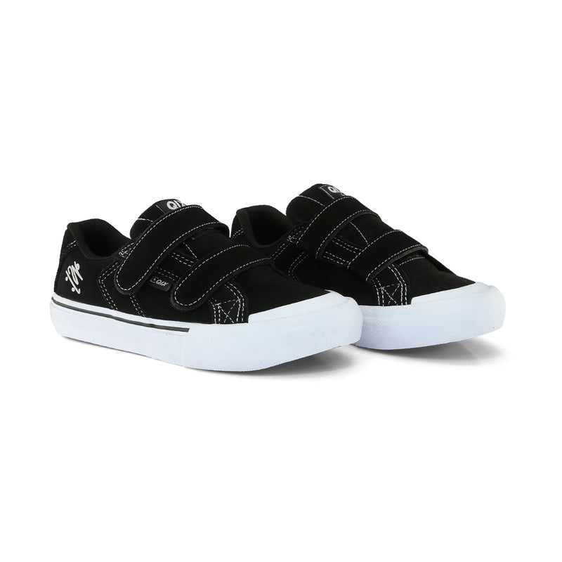 Tênis QIX Infantil Chorão Park Velcro Preto e Branco