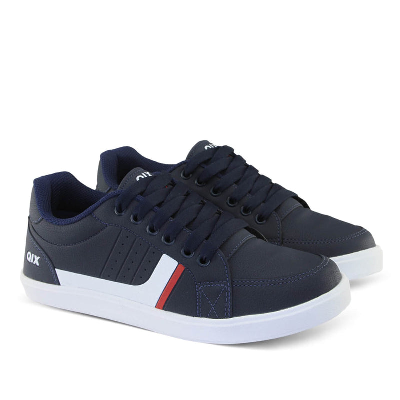 Tênis Qix Laguna Marinho, Branco e Vermelho