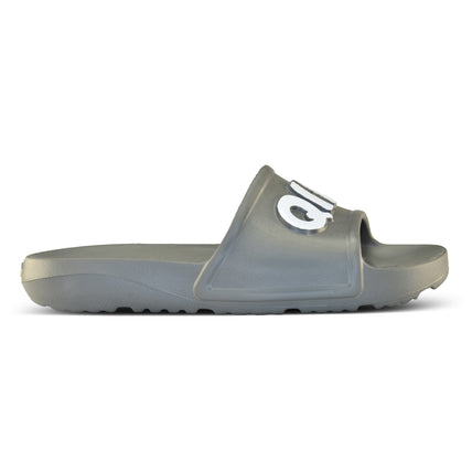 Chinelo QIX Nuvem Slide Full Cinza e Branco