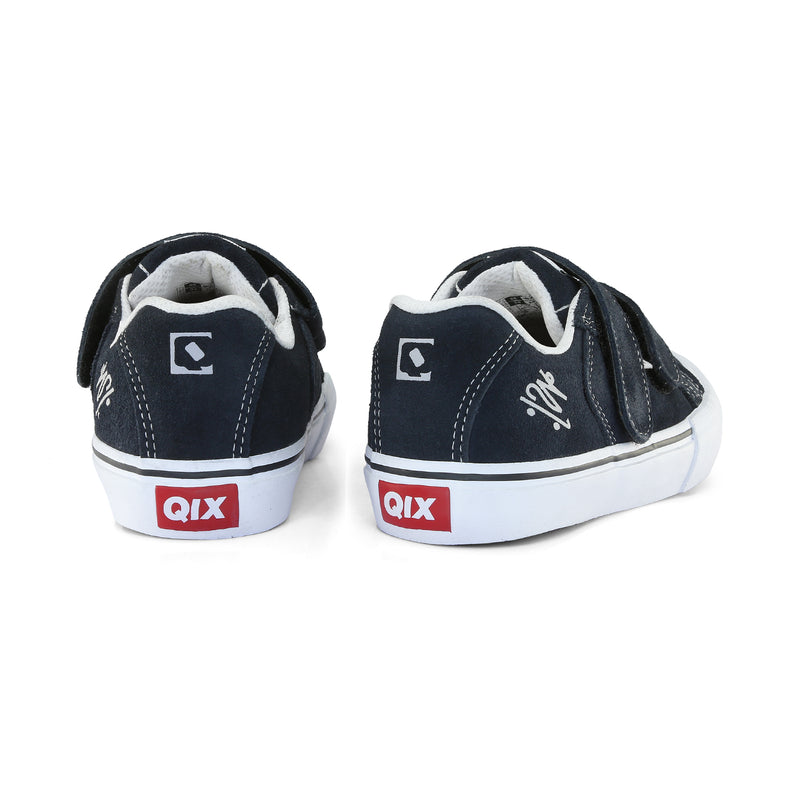 Tênis QIX Infantil Chorão Park Velcro Marinho e Branco