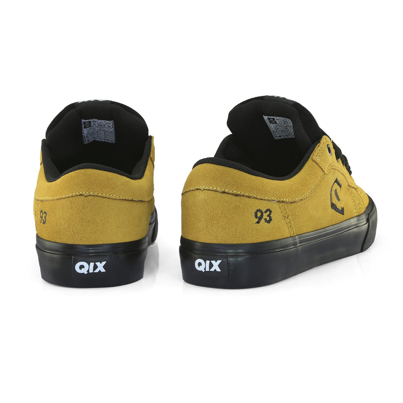 Tênis QIX 93 Ninety Three Vulcan 07 Mostarda e Branco