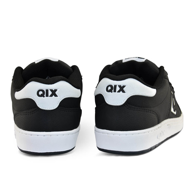 Tênis Infantil QIX Combat Retrô Preto e Branco