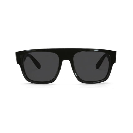 Óculos de sol unissex QIX SKATE quadrado Preto