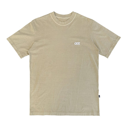 CAMISETA QIX STREET MINIMAL LOGO AREIA ESTONADO